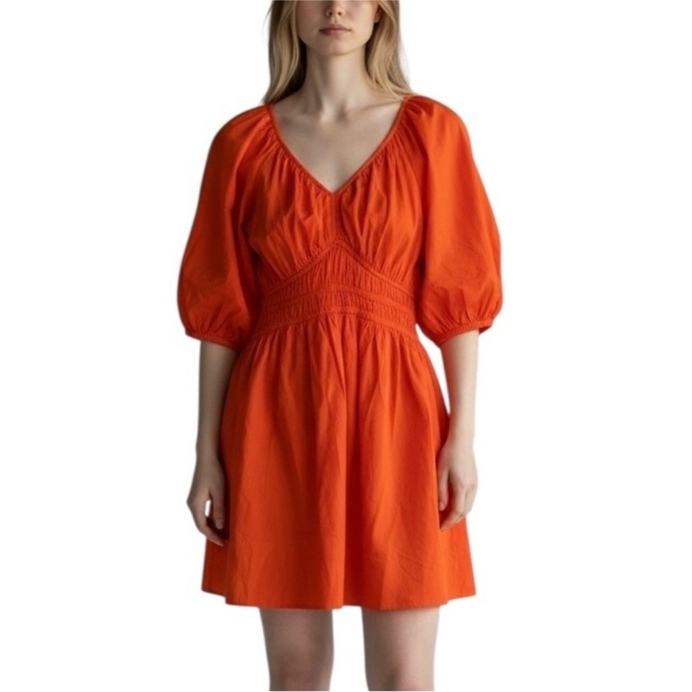 NWT Old Navy Puff Sleeve Smocked Waist Dress